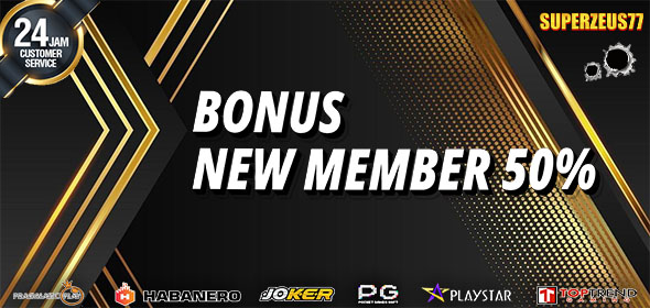 BONUS NEW MEMBER 50%